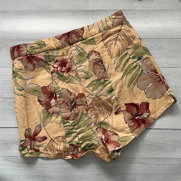 Urban Outfitters Tropical Print Shorts S - Picture 4 of 5